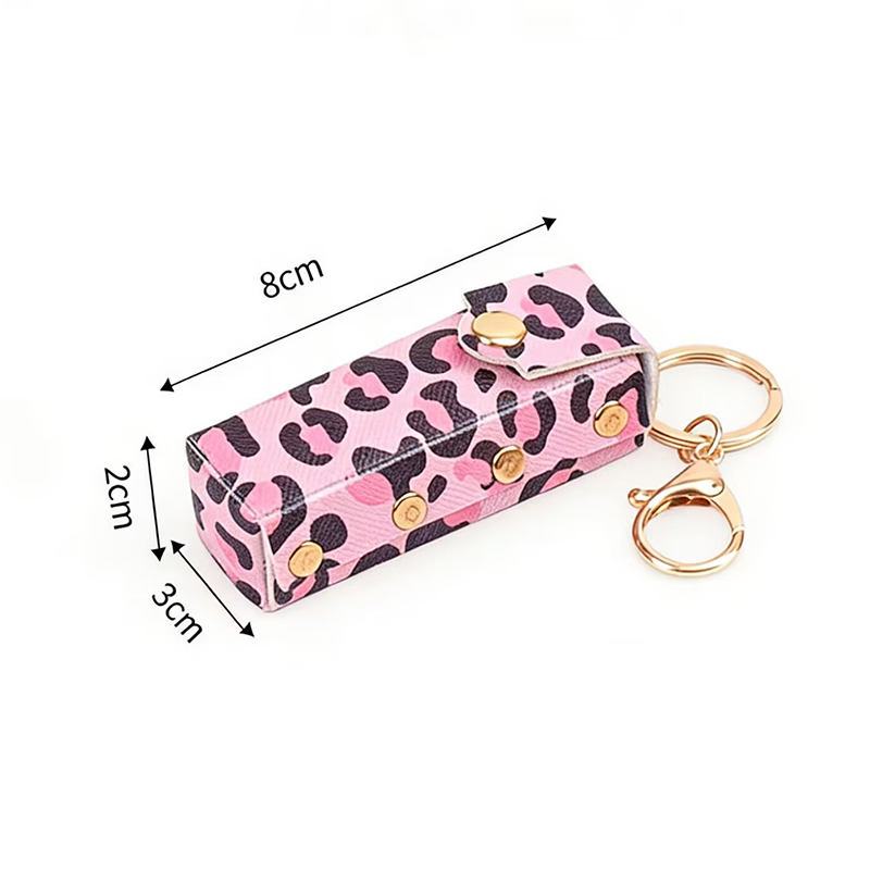 2025 leopard print red envelope, portable mini makeup bag, gift wallet, keychain