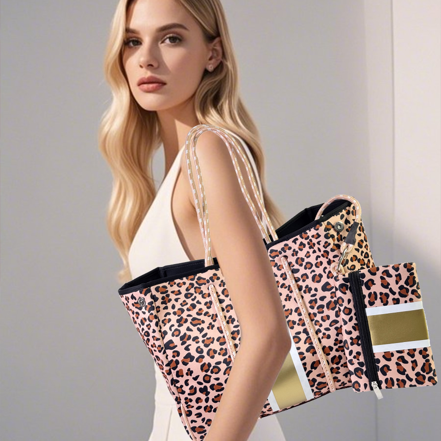 Leopard print bag