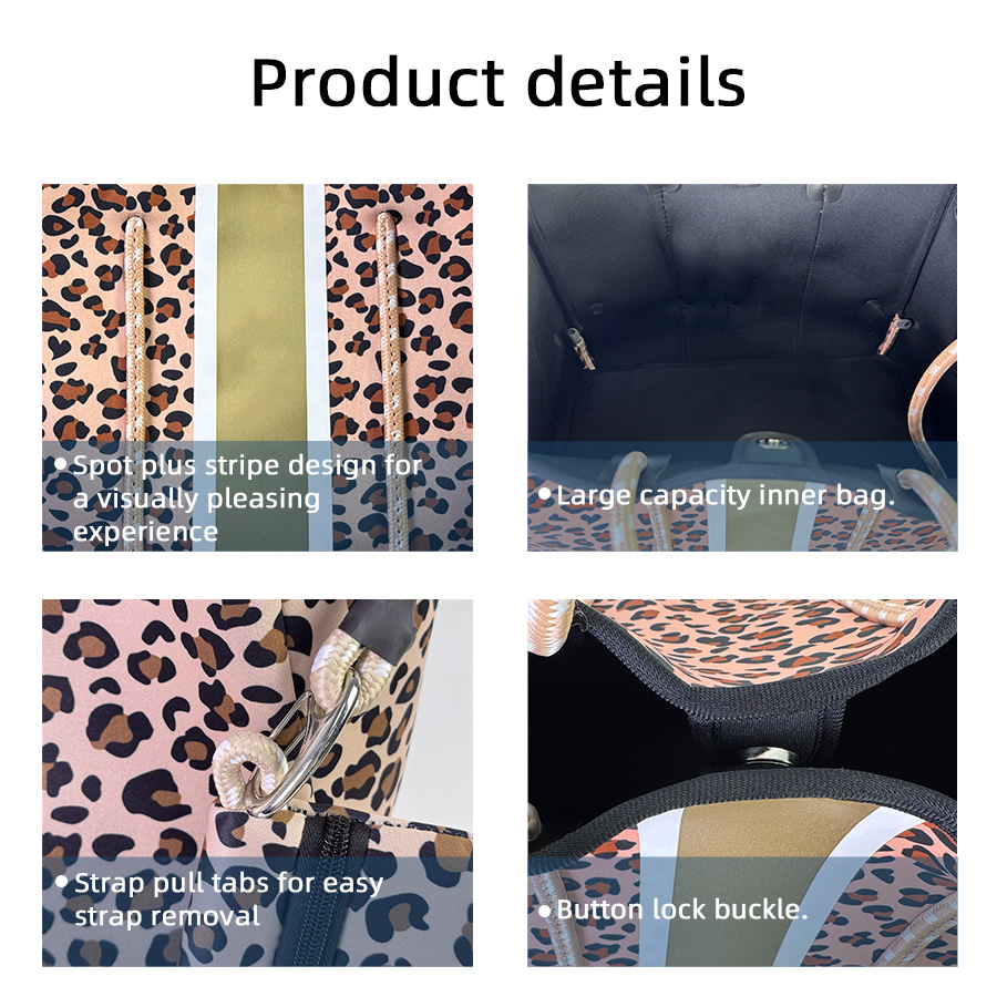 Leopard print bag