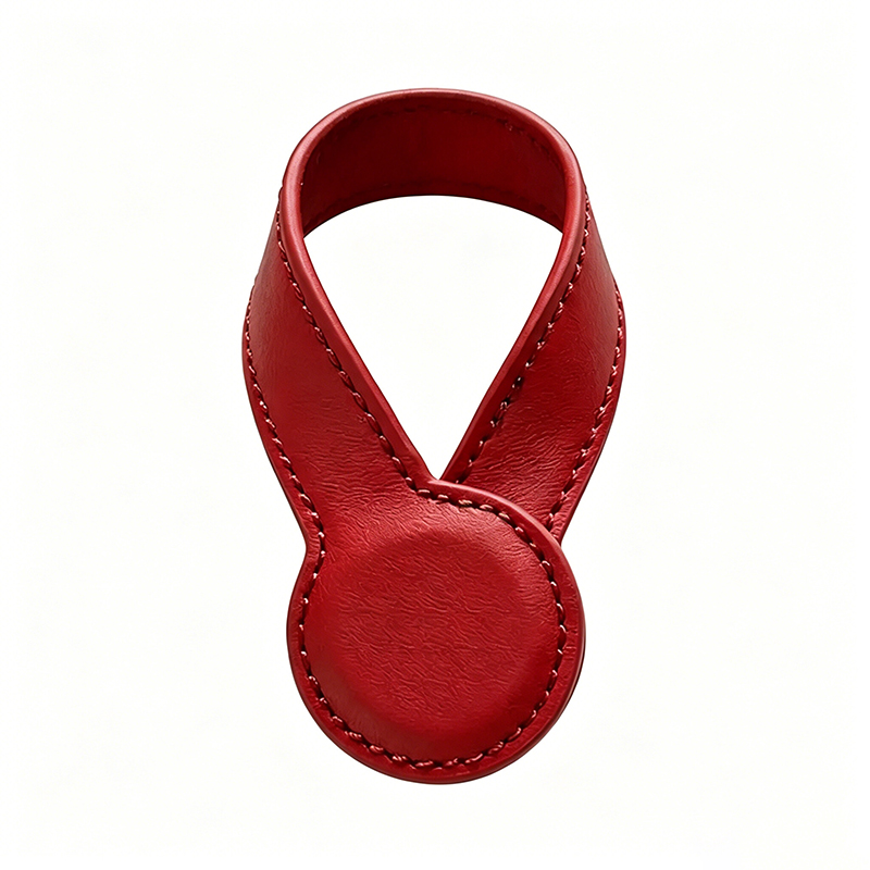 Multi purpose leather magnetic cap clip
