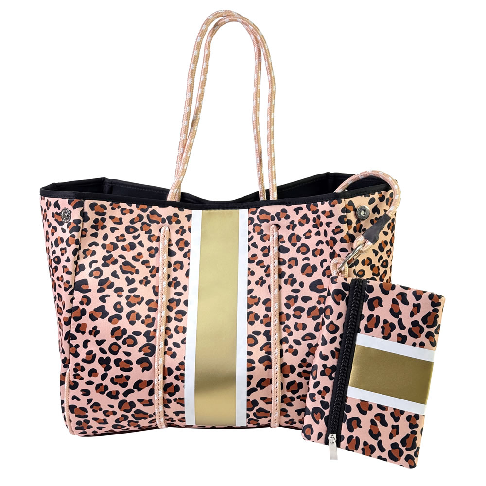 Leopard print bag