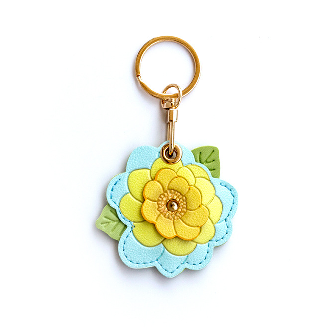 High Beauty Camellia Access Card Set Keychain