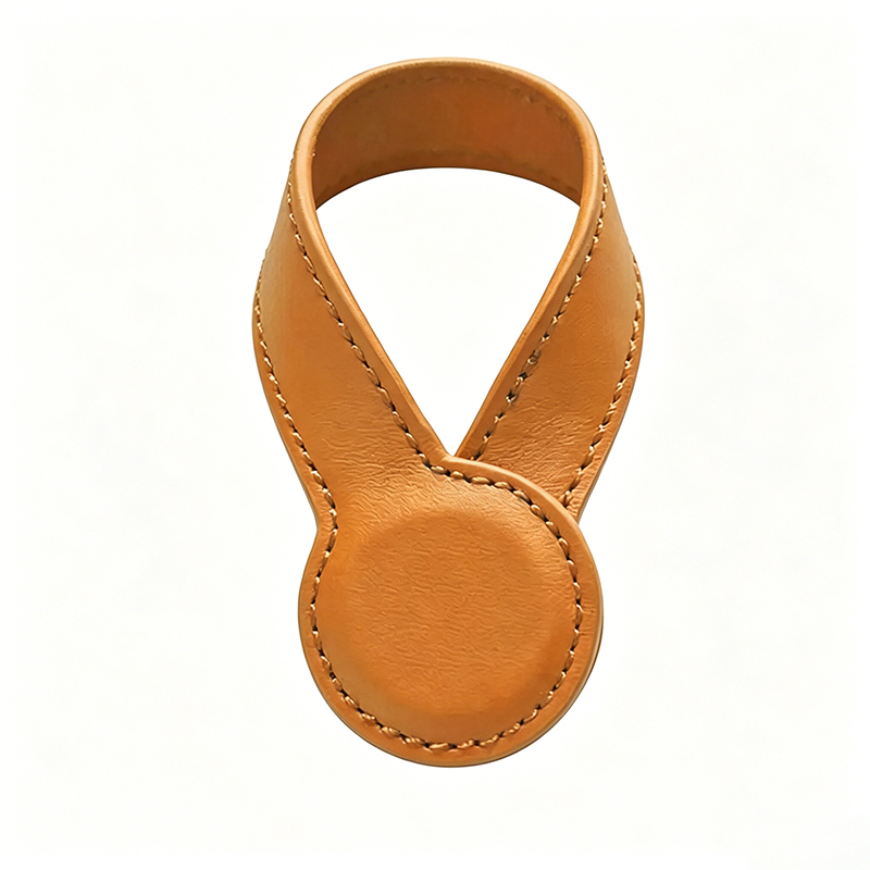 Multi purpose leather magnetic cap clip